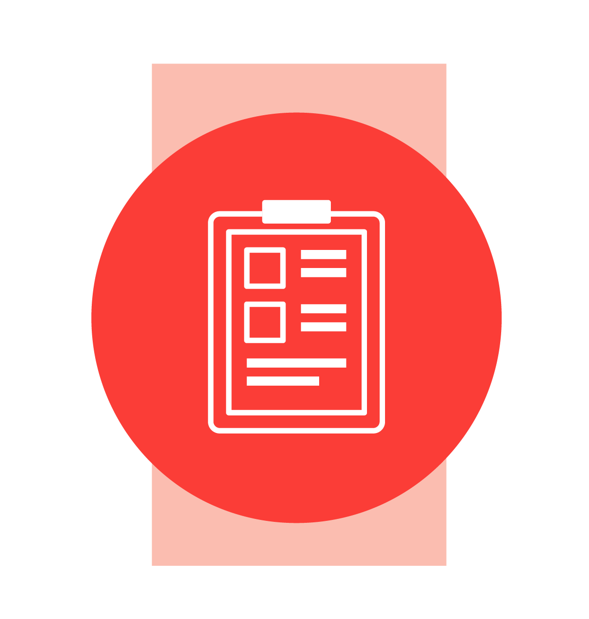 icon of a clipboard